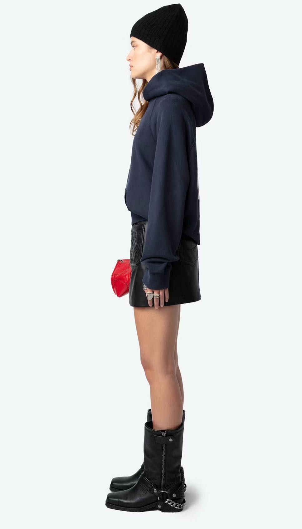 Толстовка темно синяя Zadig & Voltaire