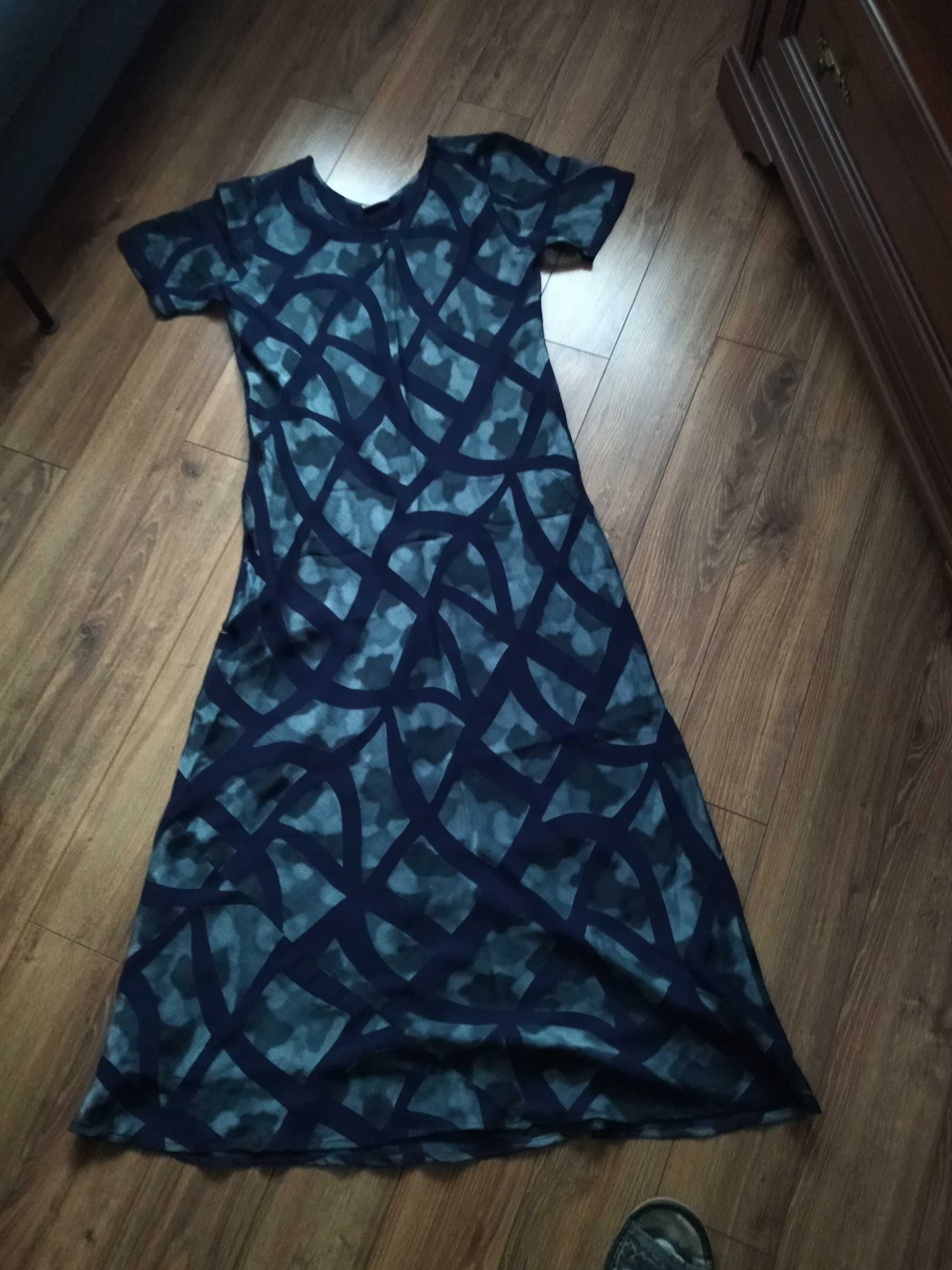 Sukienka maxi piękne kolory stan idealny