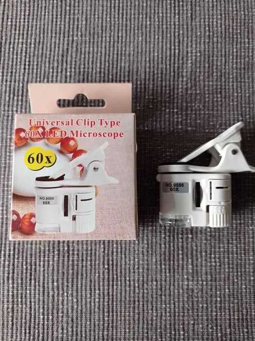 Microscópio Led de clip para telemovel