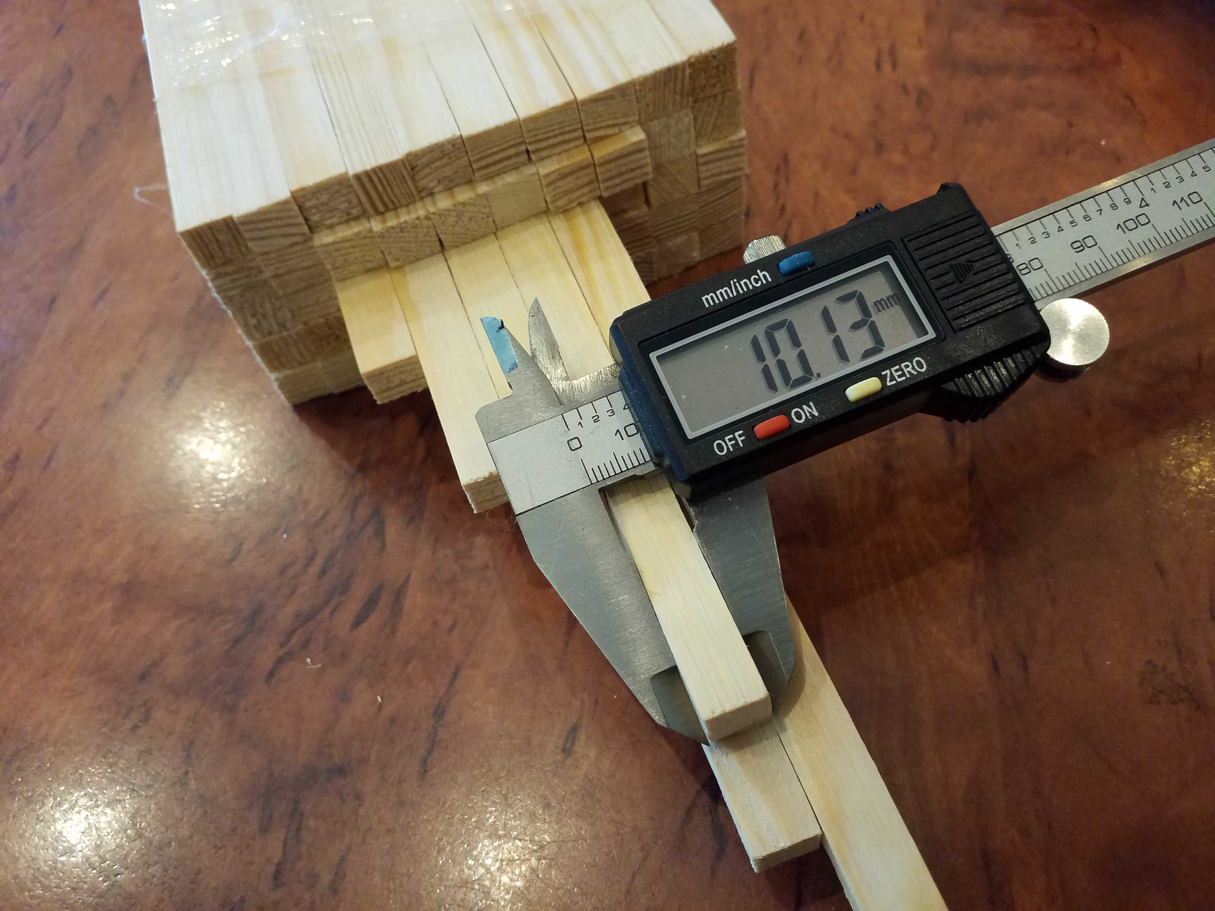 Listwa modelarska 10x10 mm kantówka listewka drewniana