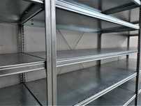 Regał Metalowy 62x220x400cm/21 Magazynowy Ocynk Garaż Piwnica Warsztat
