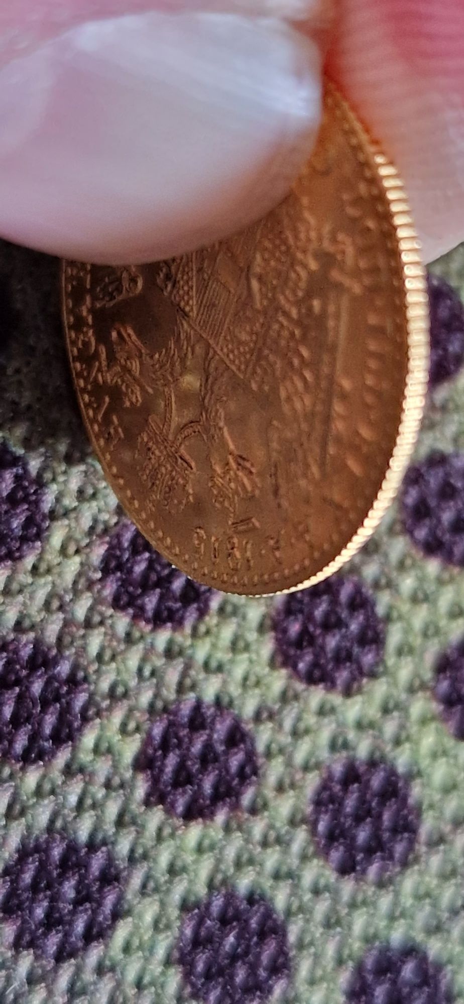 Złota moneta - 1 DUKAT 1915, Austria ZŁOTO PR. 986
