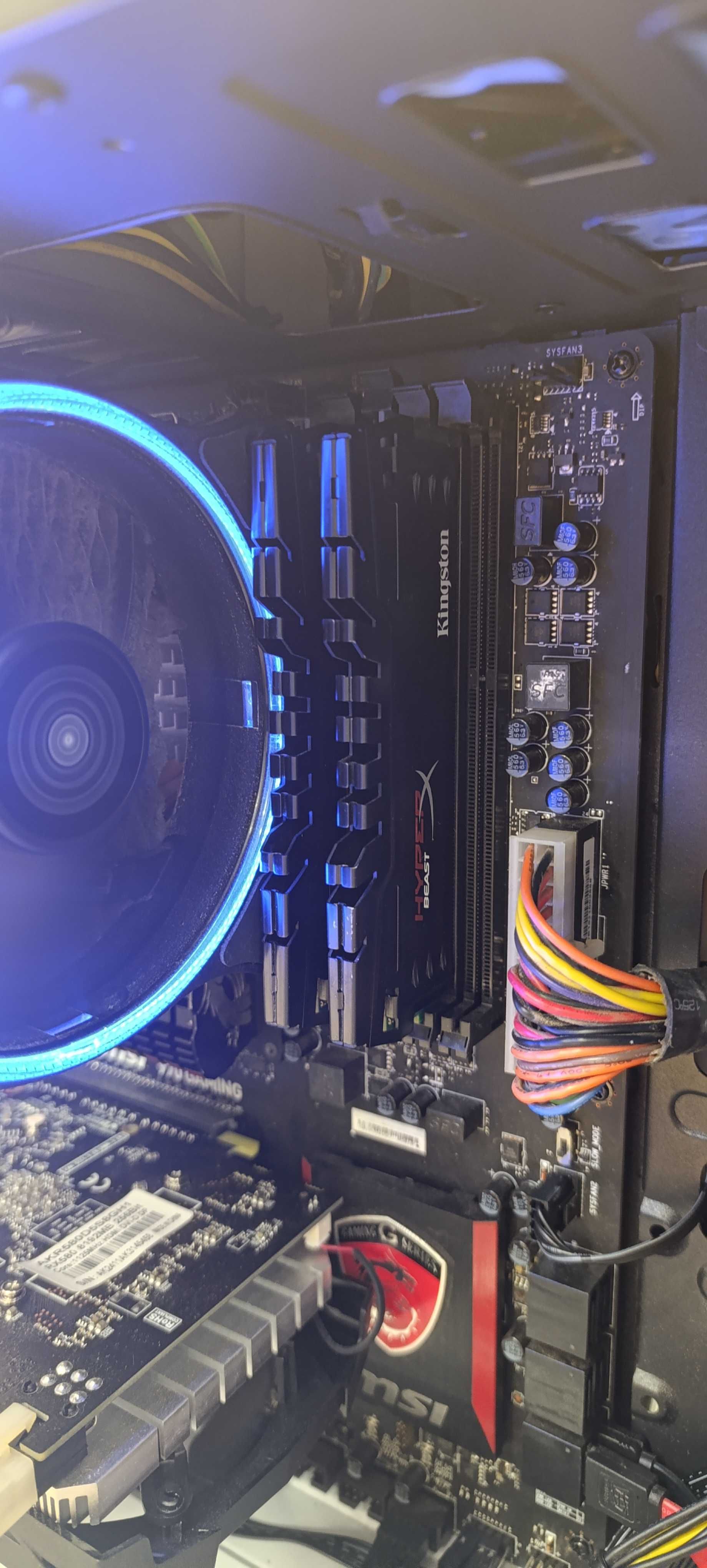 Продам Компьютер Amd fx 8320 msi 970 gaming 8gb ddr3 hdd256 rx580