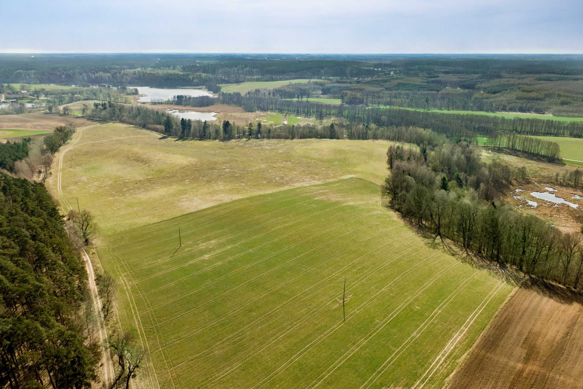 Działka rekreacyjno-budowlana 875m2 nad jeziorem w Borach Tucholskich.