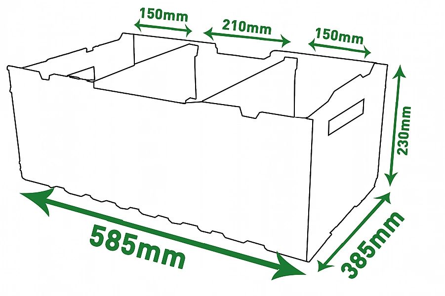 Skrzynka Z Przegrodami Qbrick System One Box Red #