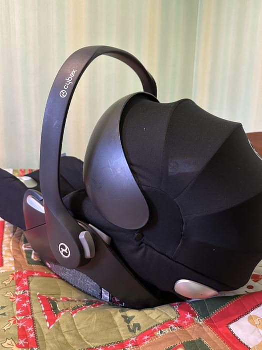 Автолюлька Cybex cloud Q + адаптеры к коляске Anex