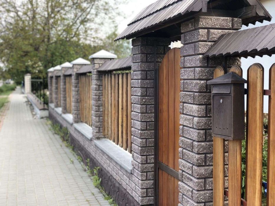 Цегла КАЯ, цегла лєго для парканів та стовпчиків