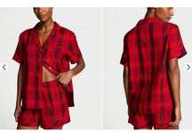 Пижама Виктория Сикрет,Victoria Secret Сатин Акция XS ,РОЗ/ОПТ