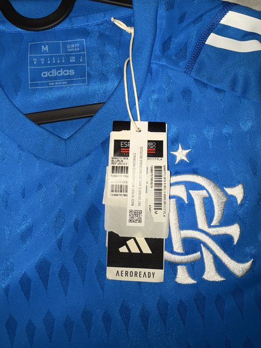Blusa Flamengo azul 3 Uniforme 2024 Original Nunca Usada