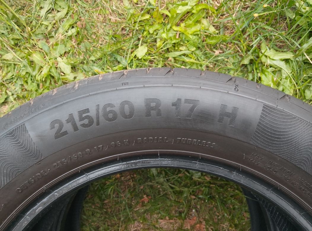 2 Opony klasy premium Continental ContiPremiumContact 5 215/60 R17 96H