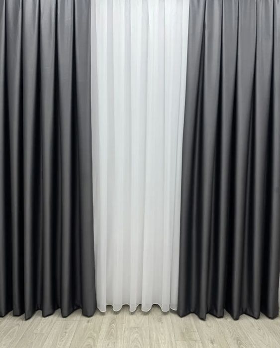 Штори блекаут масло нові! 2шт. 1.50м.×2.50м. 2.60м..