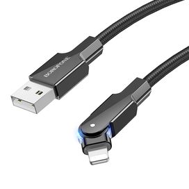 Borofone Kabel Bu41 Kelly - Usb Na Lightning - 2,4A 1,2 Metra Czarny