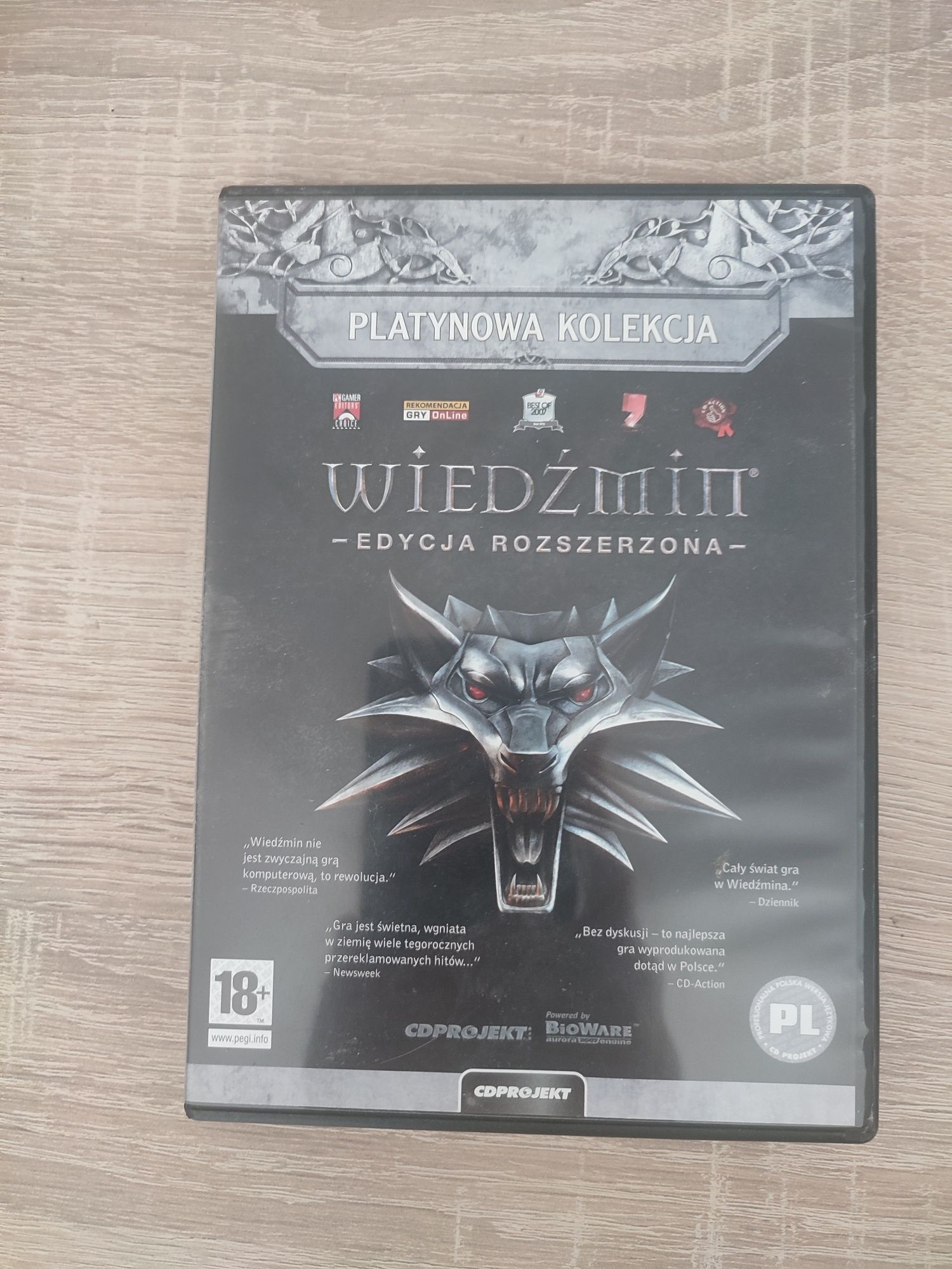 Wiedźmin Edycja Rozszerzona platynowa kolekcja