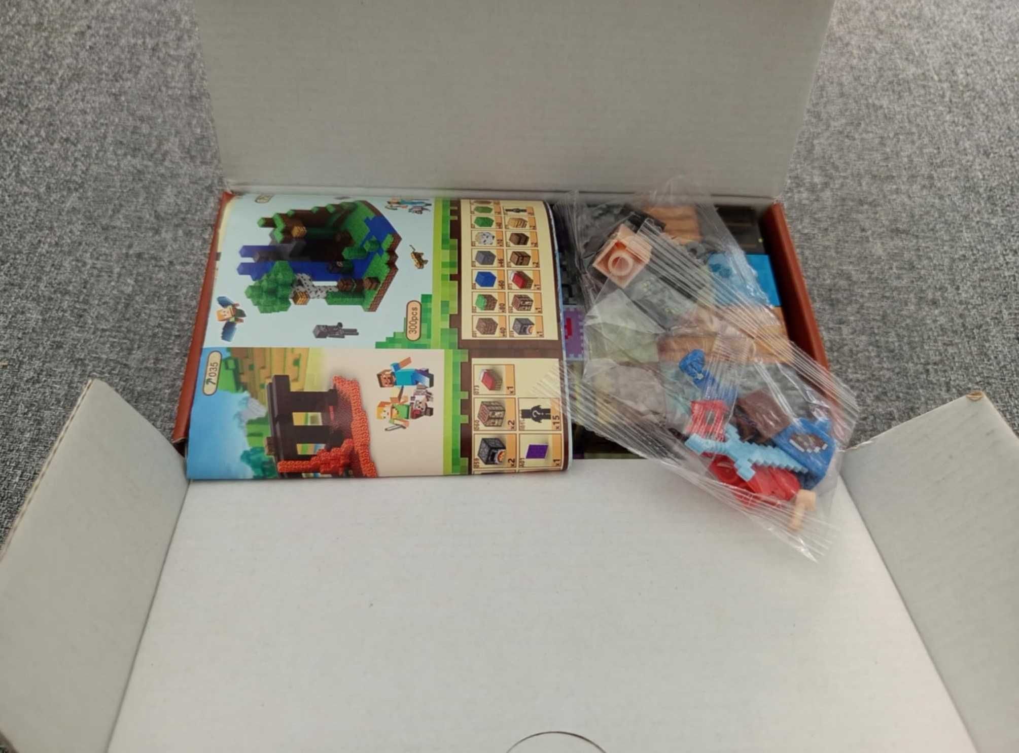 Klocki magnetyczne minecraft 64 elementy Nowe na prezent kartonik