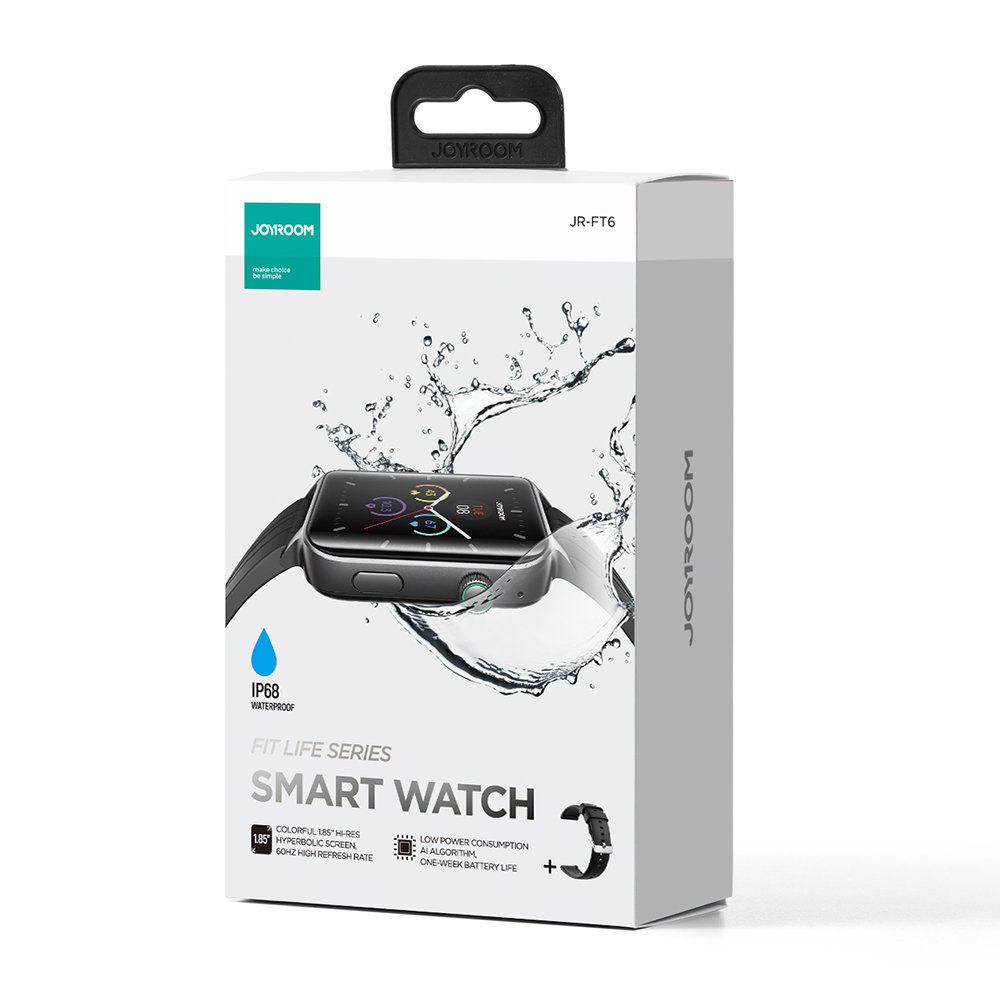 smartwatch jr-ft6 zegarek sportowy ip68 z funkcją odbierania połączeń