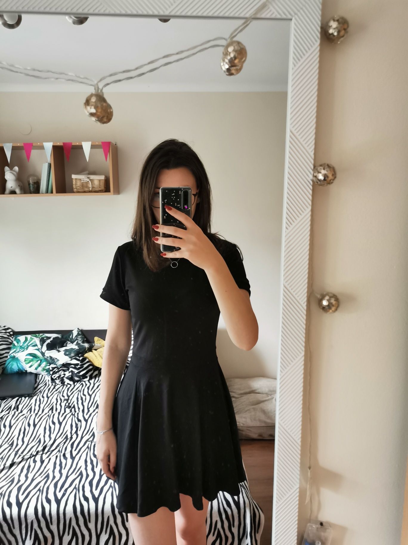 Czarna sukienka h&m