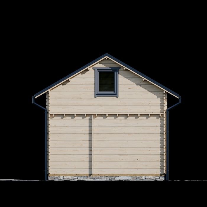 Drewniany Domek Letniskowy JAN II ZABUDOWANY 65 M2