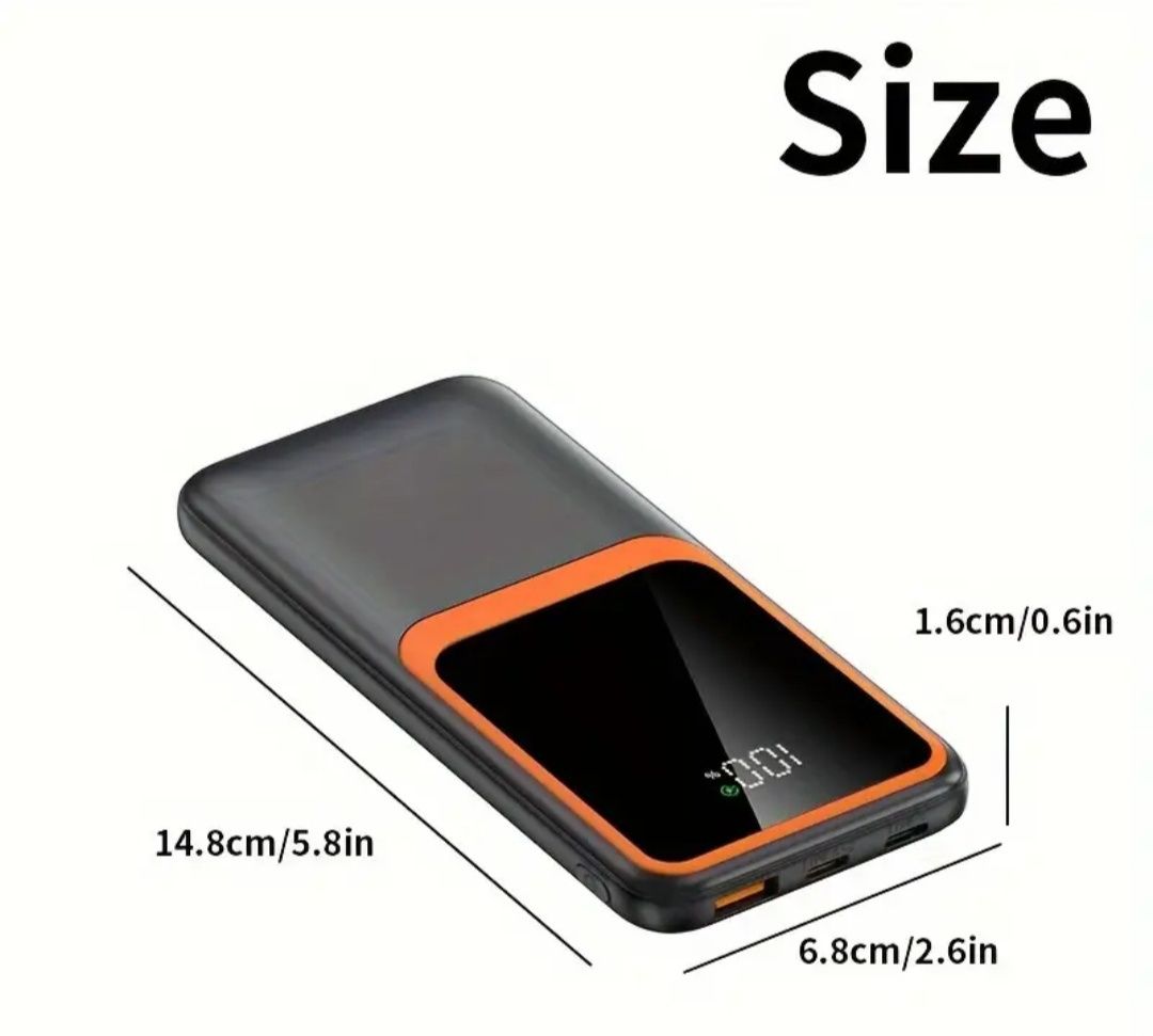 Павербанк 10000 mah 22,5W швадка зарядка powerbank
