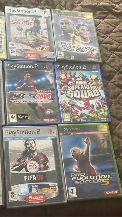 Varios tipos de jogos