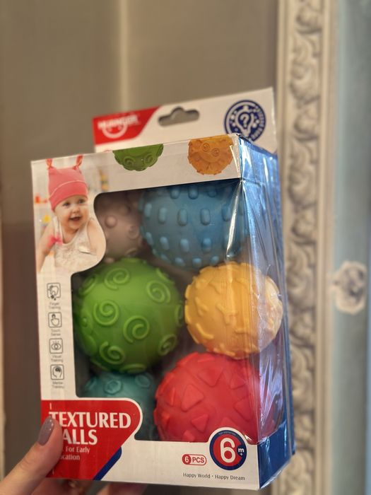 Іграшка для купання, мячики сенсорні, мячики для масажу,