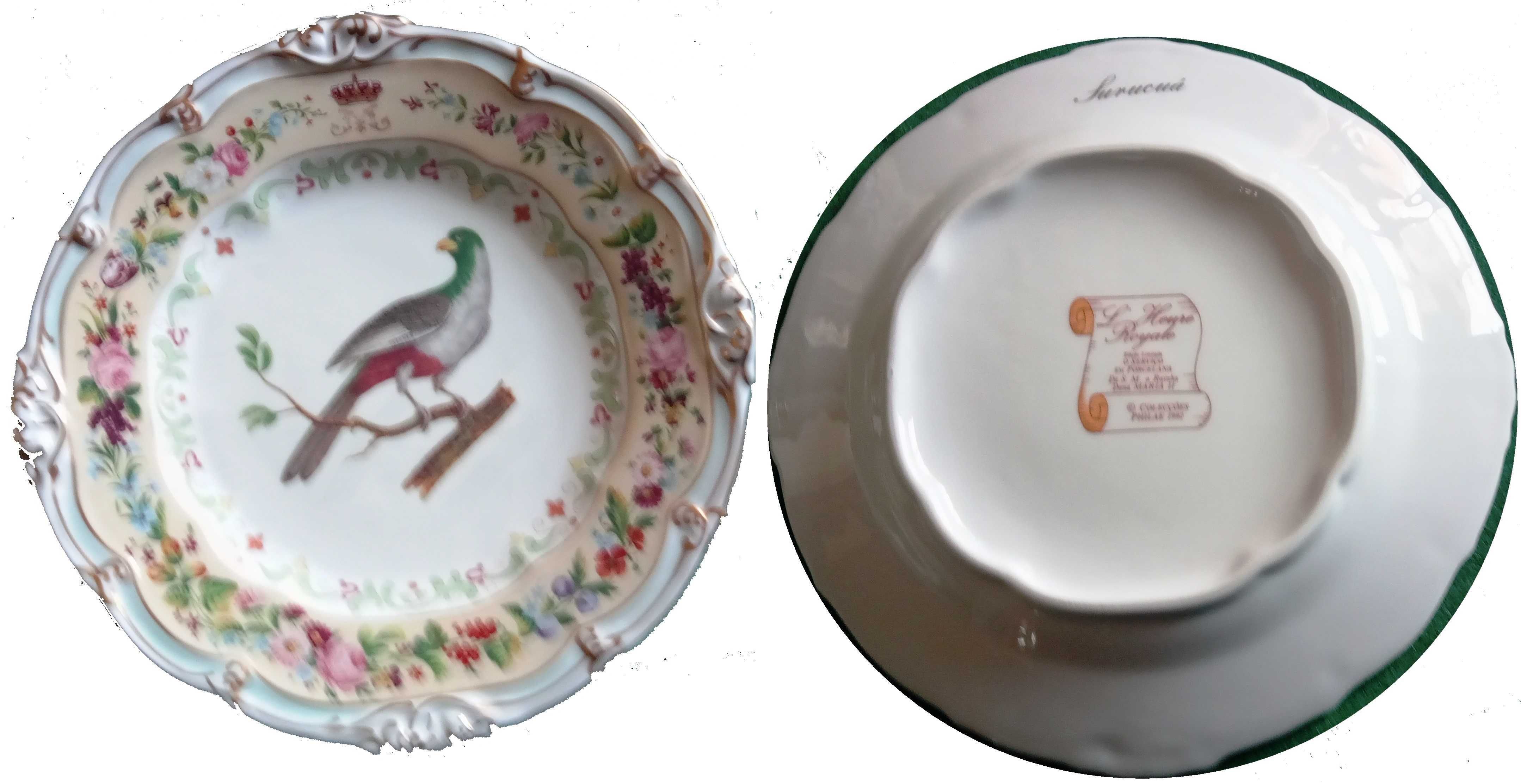 Coleção de 13 pratos de porcelana, L'Heure Royale: