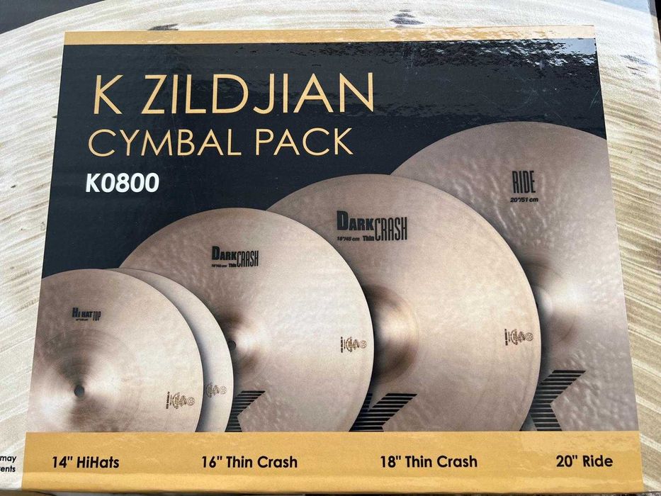 Conjunto Pratos Bateria Zildjian K
