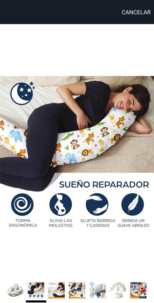 Almofada de gravidez/amamentação Niimo