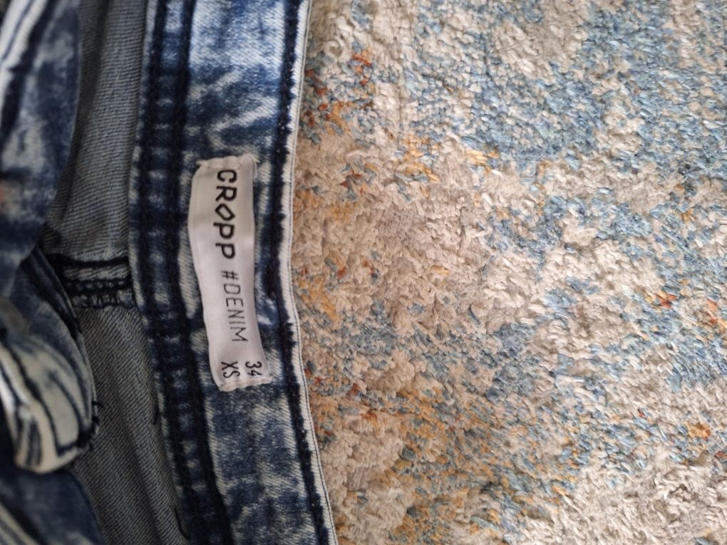Spodenki jeansowe cropp