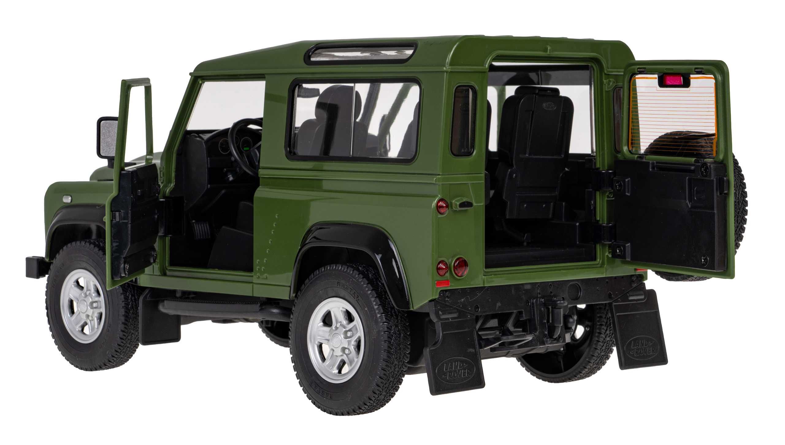 Land Rover Defender zielony RASTAR  Zdalnie sterowanie auto + Pilot