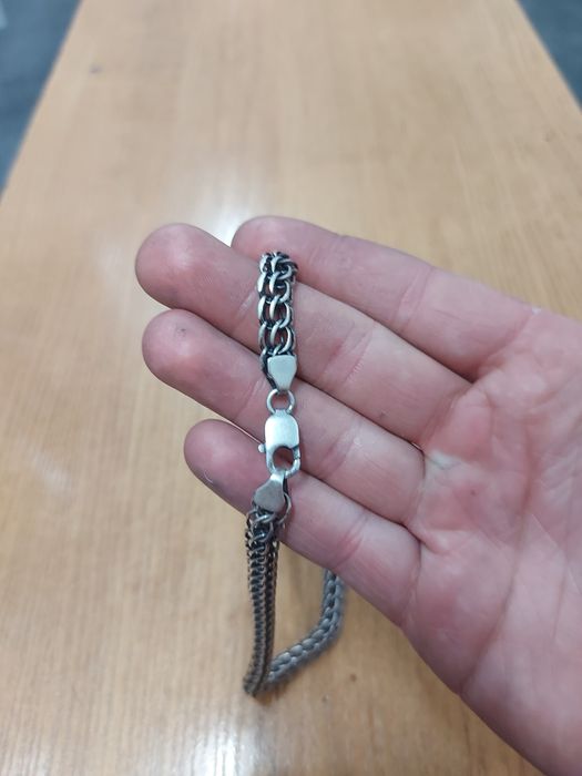 Срібна цепочка з хрестиком