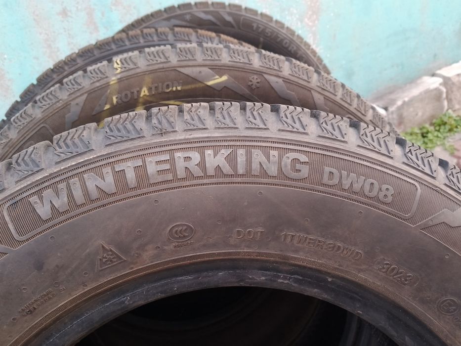 Комплект зимней резины DoubleStar DW08 (175/70R13 82T) 23 год. 7-6 мм