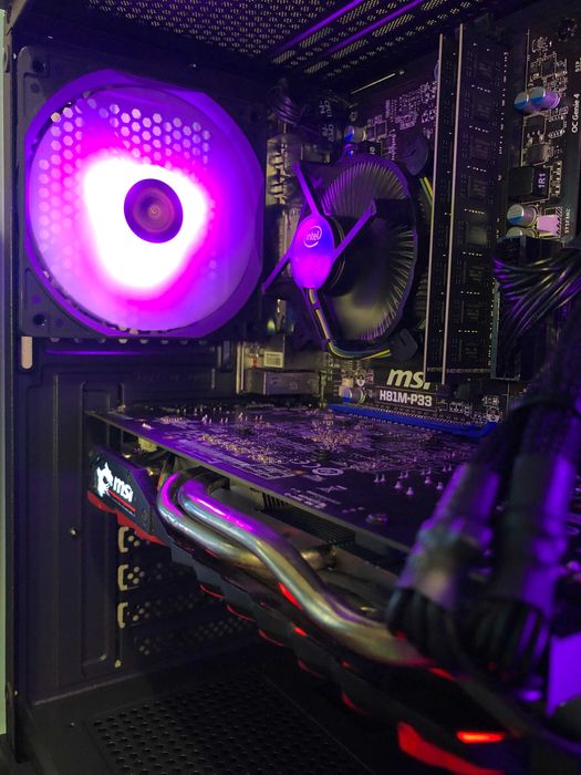 Игровой ПК Intel i7/16Gb/RX570/SSD240+500 компьютер системный блок