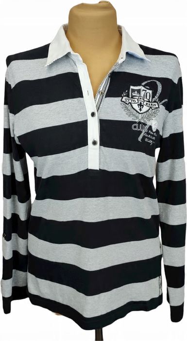 Otto kern fajna koszulka polo w paski rozm. 38