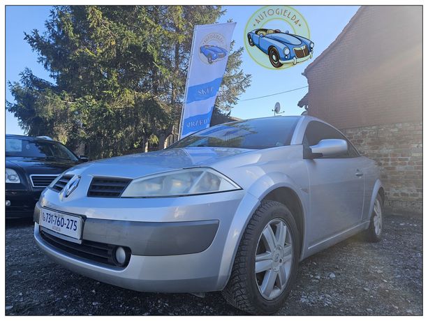 Renault Megane Cabrio 1.6benzyna // Skórzana tapicerka  // Zamiana  //