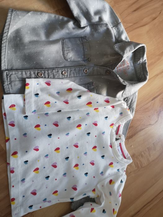 Ubranka 62 koszula plus kaftanik