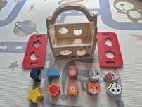 Drewniany domek sorter