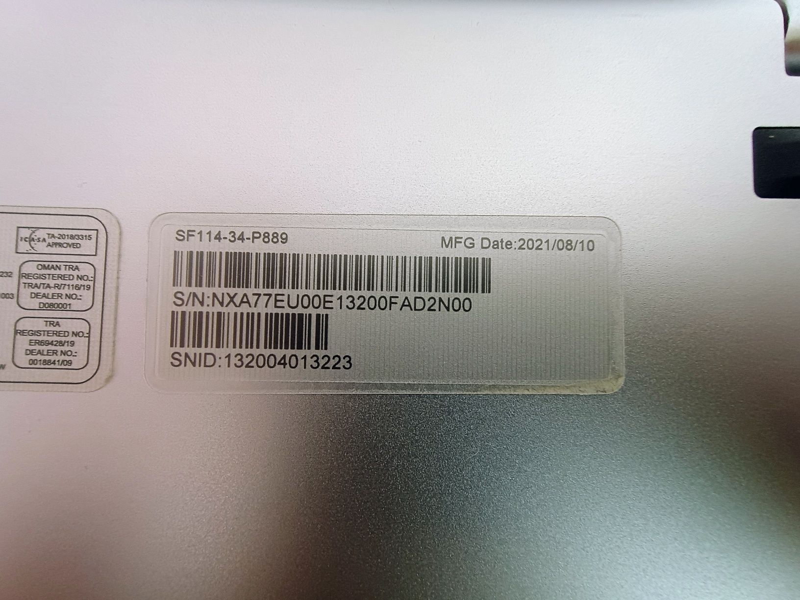Acer Swift SF114 Стан нового