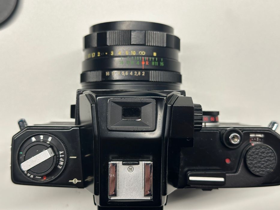 Плівкова камера Ricoh TLS 401 (M42) з Helios 44M 58mm f/2.0