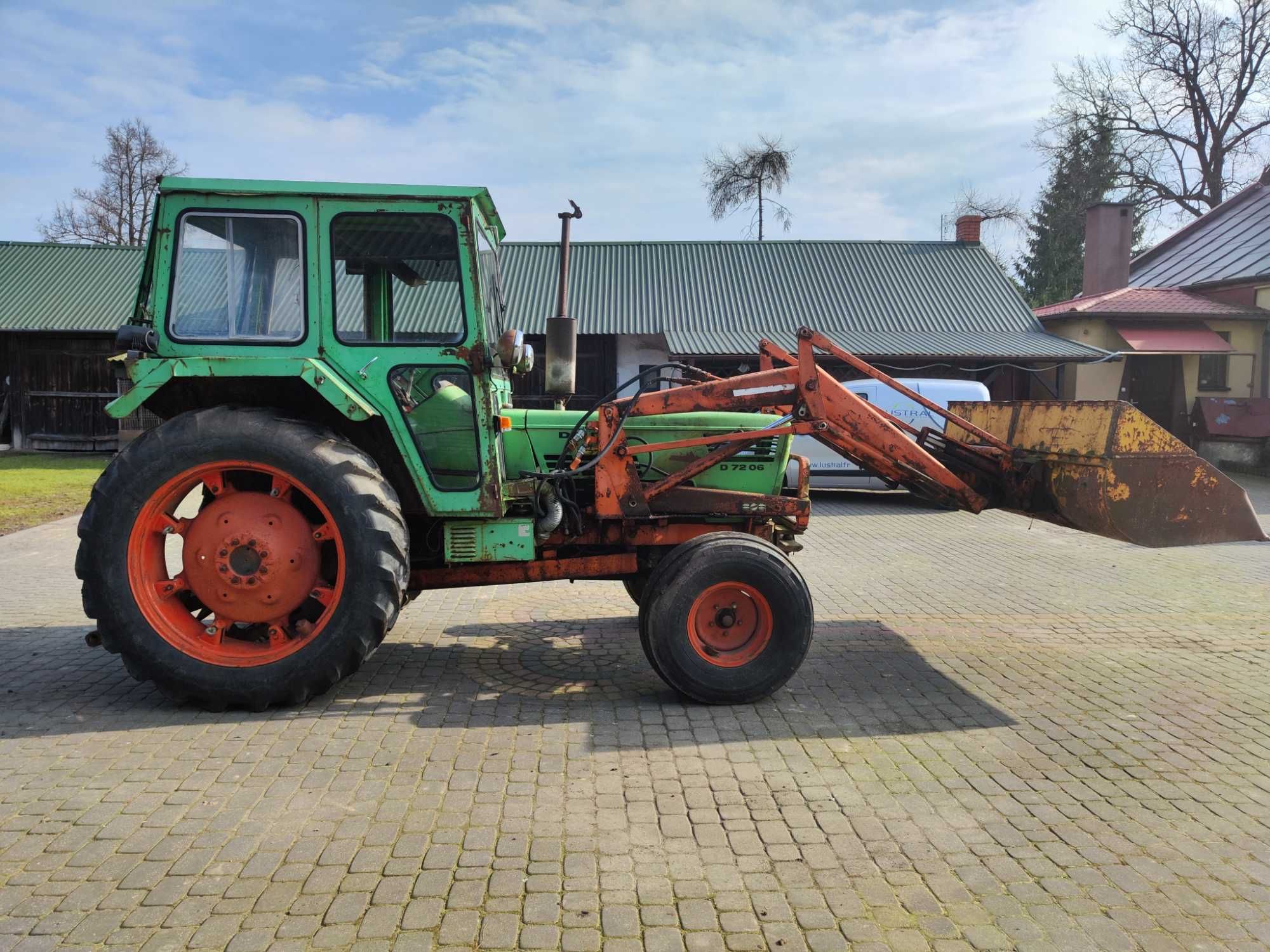 Traktor DEUTZ 7206 z Turem _ Sprowadzony