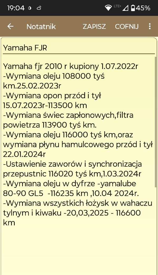 YAMAHA FJR 1300 ,2010 R