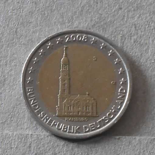 Alemanha 2 euros 2008 J - olx X10885
