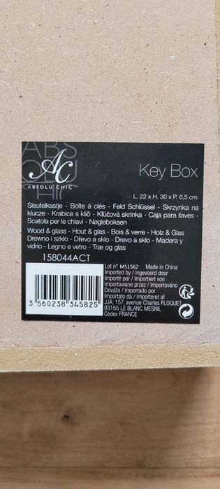 Pudełko Organizer na klucze