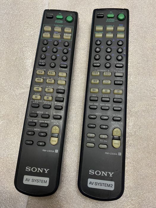 Pilot Sony RM-U306 a STR-DE485,495,585,595