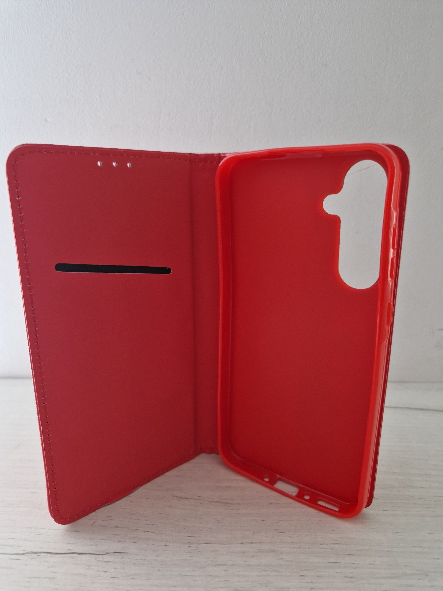 Kabura Smart Book MAGNET do SAMSUNG GALAXY A35 Czerwona