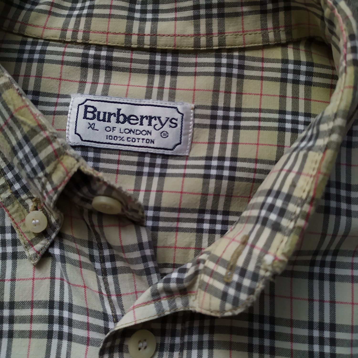 Винтажная рубашка Burberrys