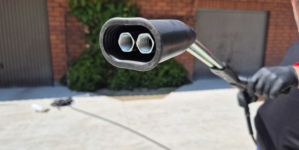 Lanca podwójna do myjki ciśnieniowej 100 cm – szybsze spłukiwanie