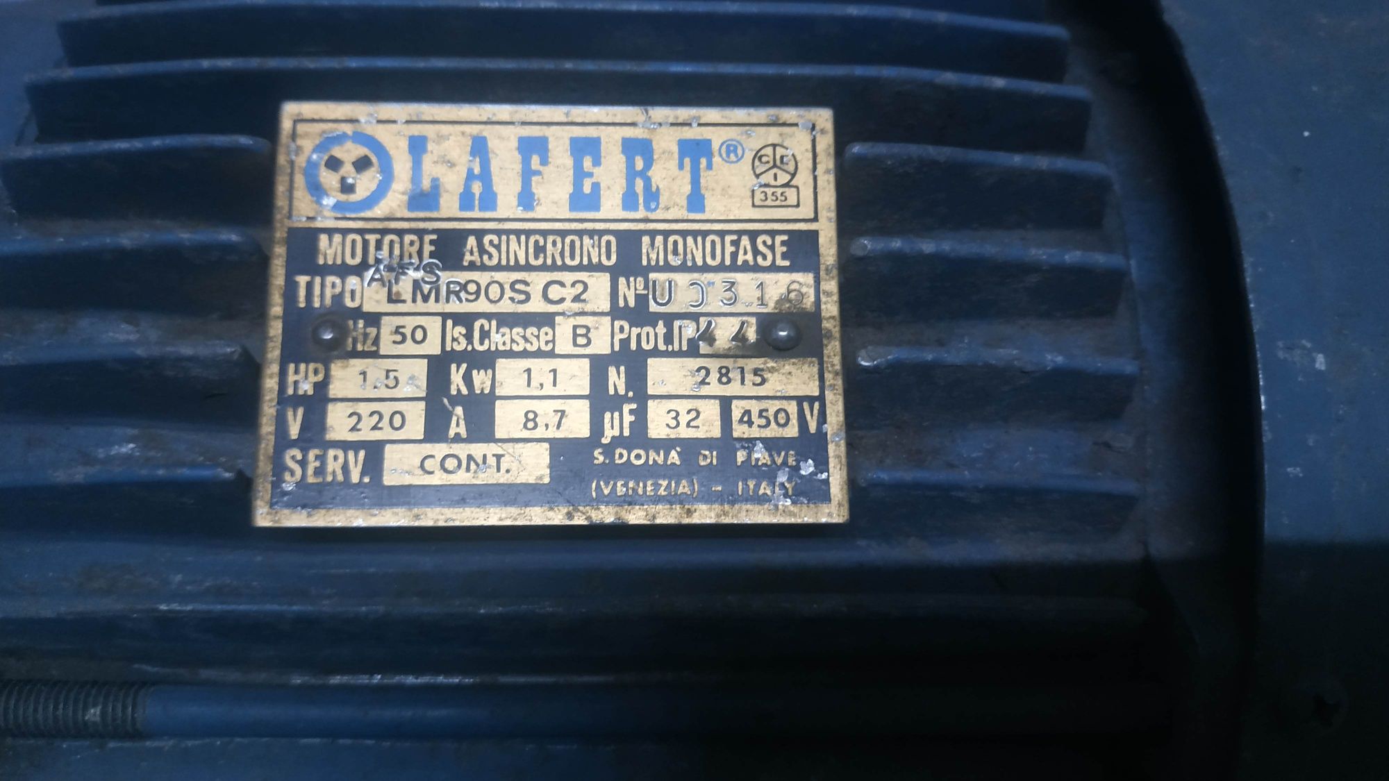 Motor monofásico