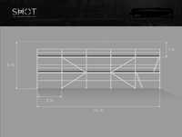 Rusztowanie (Állvány) budowlane, typu RUX - 96 m2 ~ scaff 65