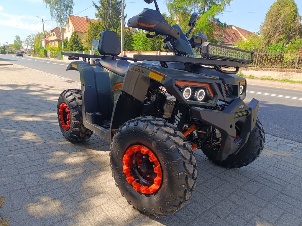 Duży Firmowy QUAD ASIX RANGER 250 TEREN NOWY Gwarancja RATY Transport