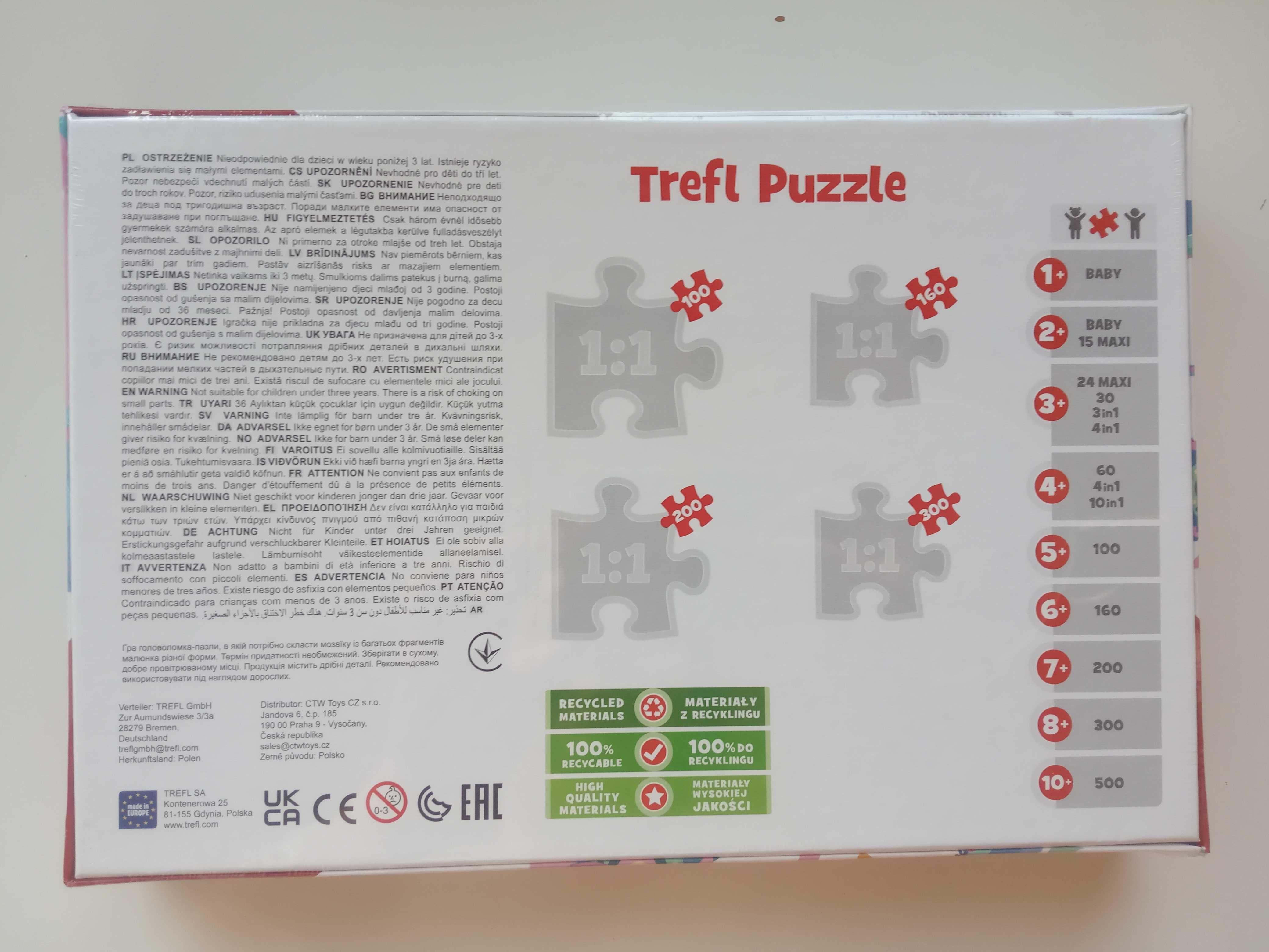 Trefl puzzle Lamy 100 nowe zafoliowane
